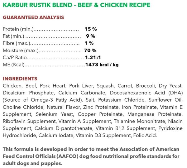 Rustic Blend - Beef & Chicken - UNAVAILABLE - Image 2