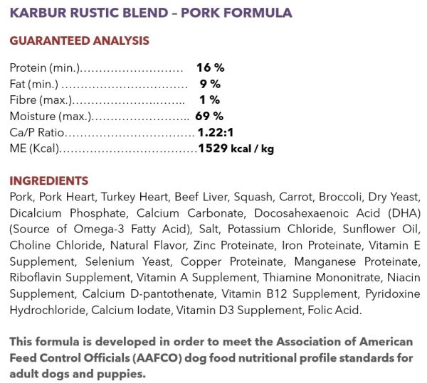 Rustic Blend - Pork Formula - UNAVAILABLE - Image 2